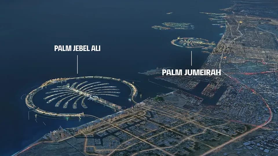 Palm Jebel Ali vs Palm Jumeirah