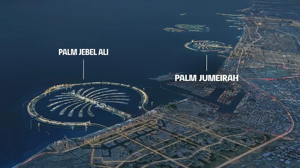 Palm Jebel Ali vs Palm Jumeirah
